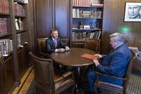 Николай Овсиенко и Роман Старовойт обсудили вопросы создания Мемориального комплекса &laquo;Курская битва&raquo;