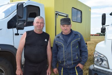 Убраны первые гектары